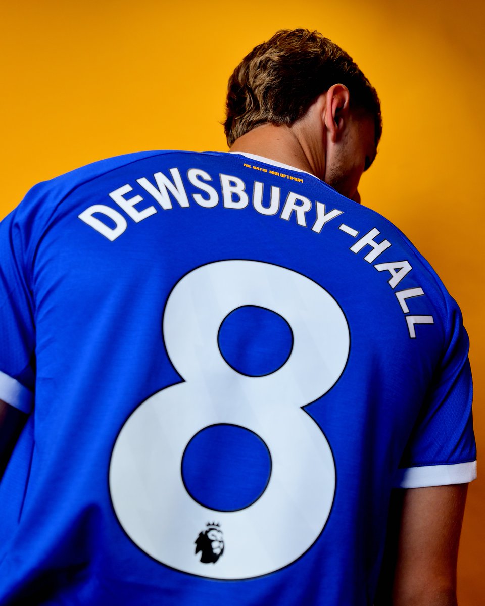 Everton's tweet photo. New season, new number.

Kiernan Dewsbury-Hall takes the 8️⃣ shirt. 💙 https://t.co/0VGFct8Ie5