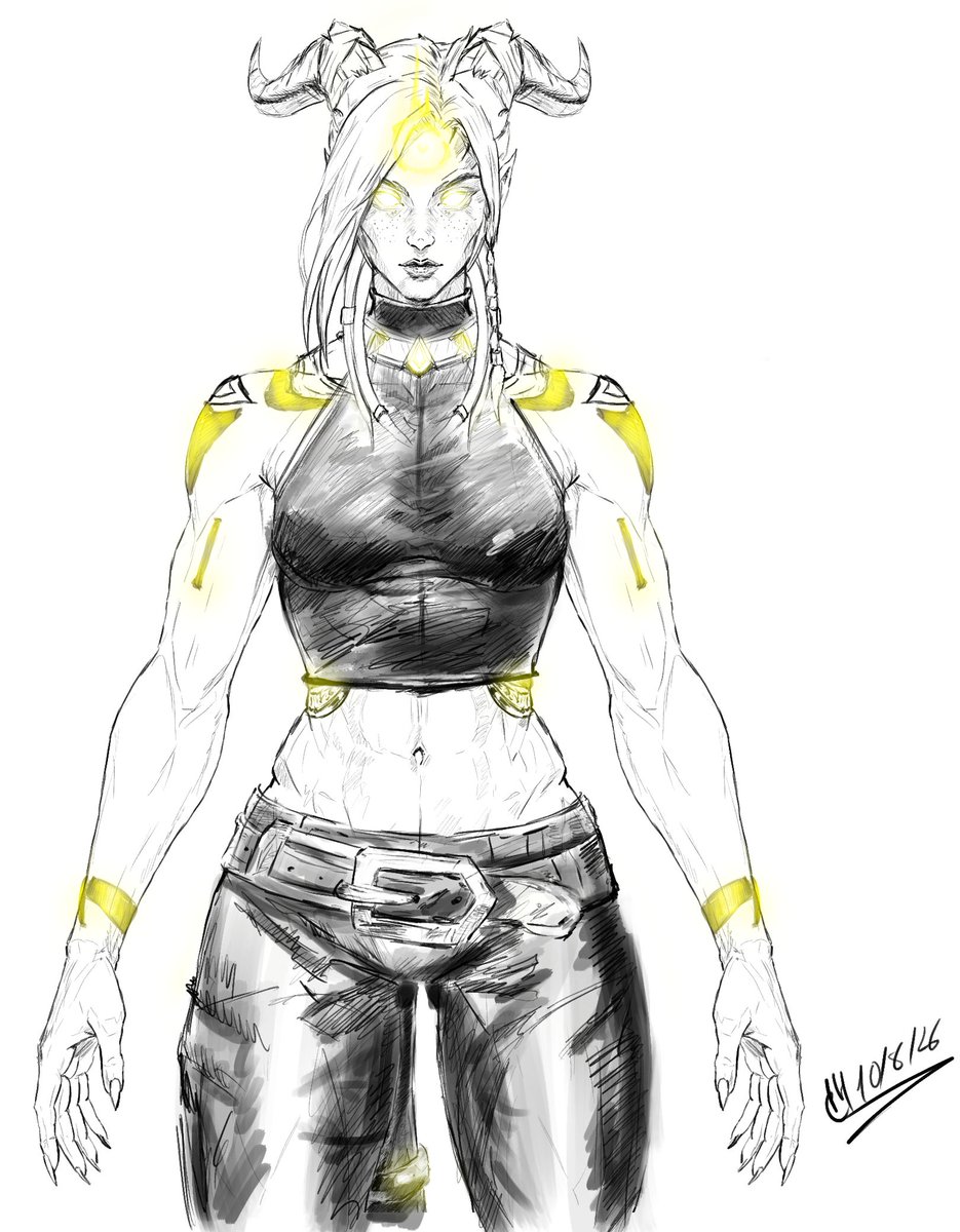 Ch4ngelingArt's tweet photo. First Draenei and Lightforged Draenei I've ever sketched. Yet another frontal view sketch. This one was tons of fun. I've really started to love Draenei.
#WorldofWarcraft #Draenei #Lightforged #LightforgedDraenei #WorldofWarcraftArt #Warcraftart #Commission #Sketch #Tiefling https://t.co/YjzXoBDXLF
