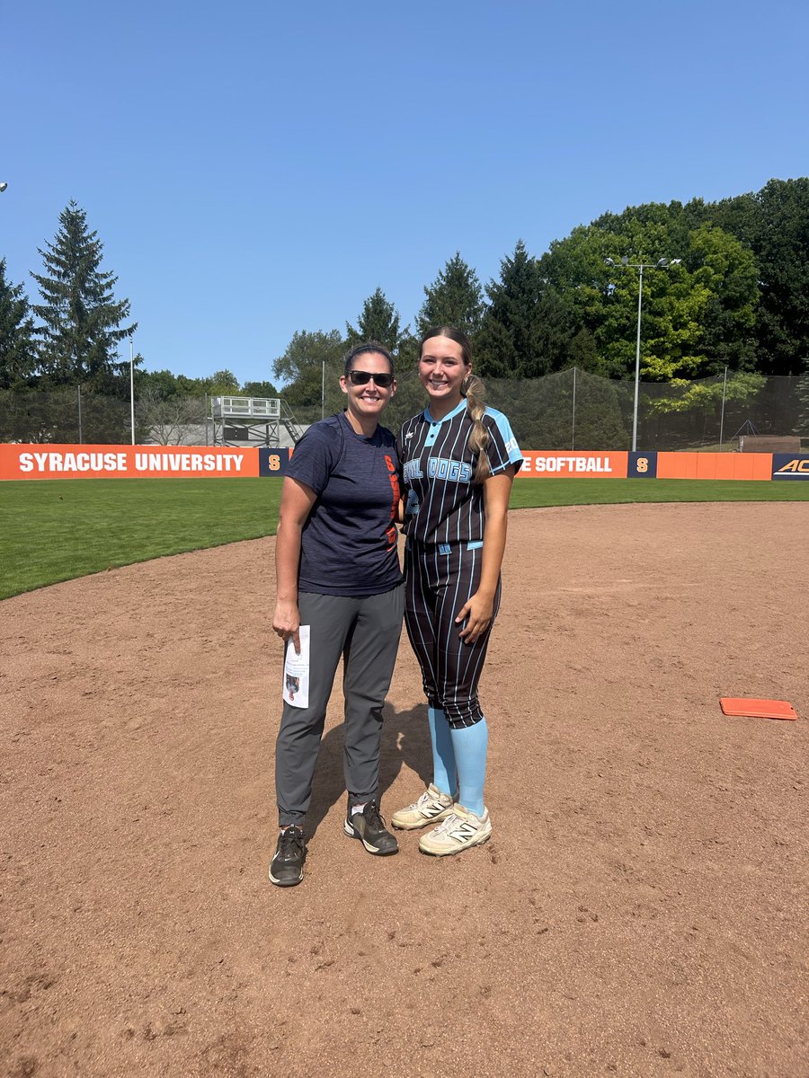 ElleryStipp2028's tweet photo. @CuseSB thanks for the opportunity yesterday, really enjoyed the camp. Can’t wait to come back! #DiamondAddicts https://t.co/u5t8czT54L