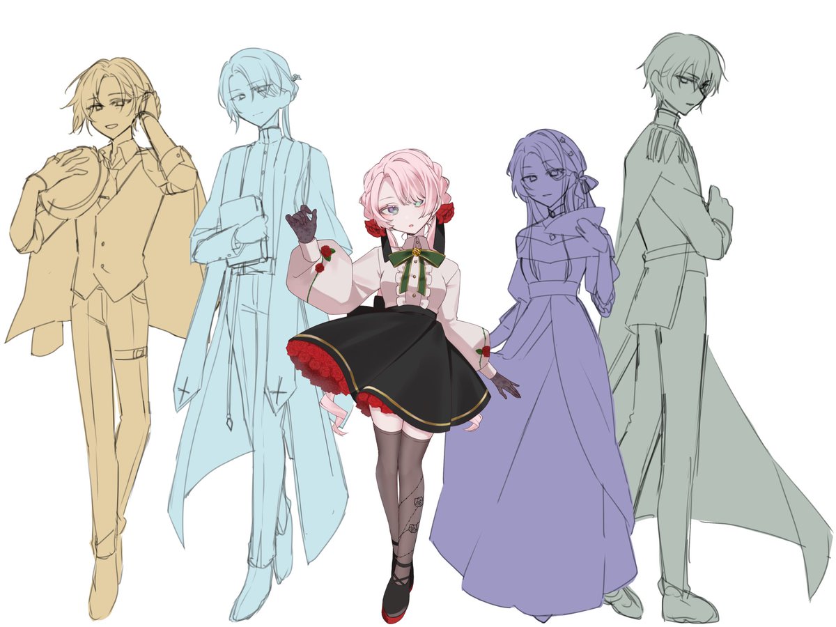 Mm_0411_'s tweet photo. こっそり練ってる創作を置いておきます
清書が進まない https://t.co/yfYv1rNQ2M