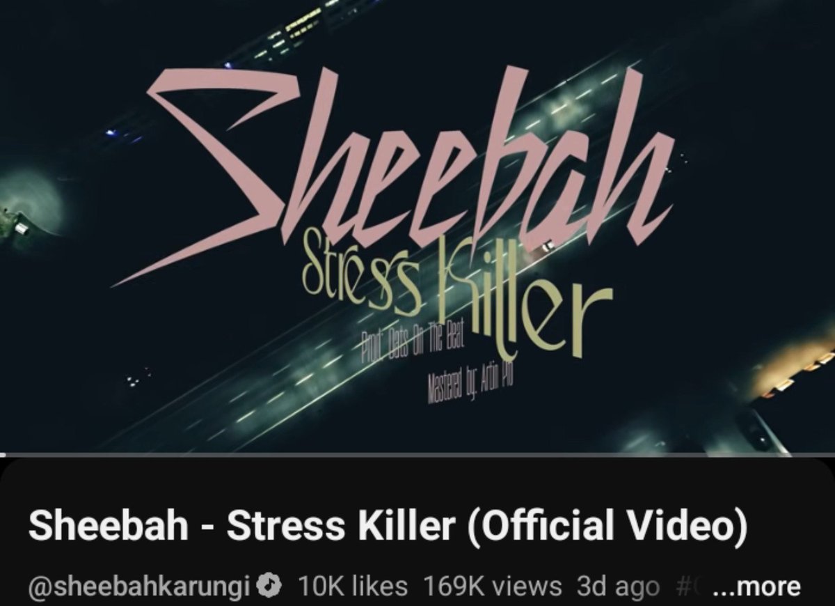 Echoonestudio's tweet photo. @Ksheebah1 
🔥 Sheebah is back with the energy! 💥 STRESS KILLER is out now — press play and catch the vibe. 🎶

#Sheebah #StressKiller #UgandanMusic https://t.co/3IU9JsVGZq