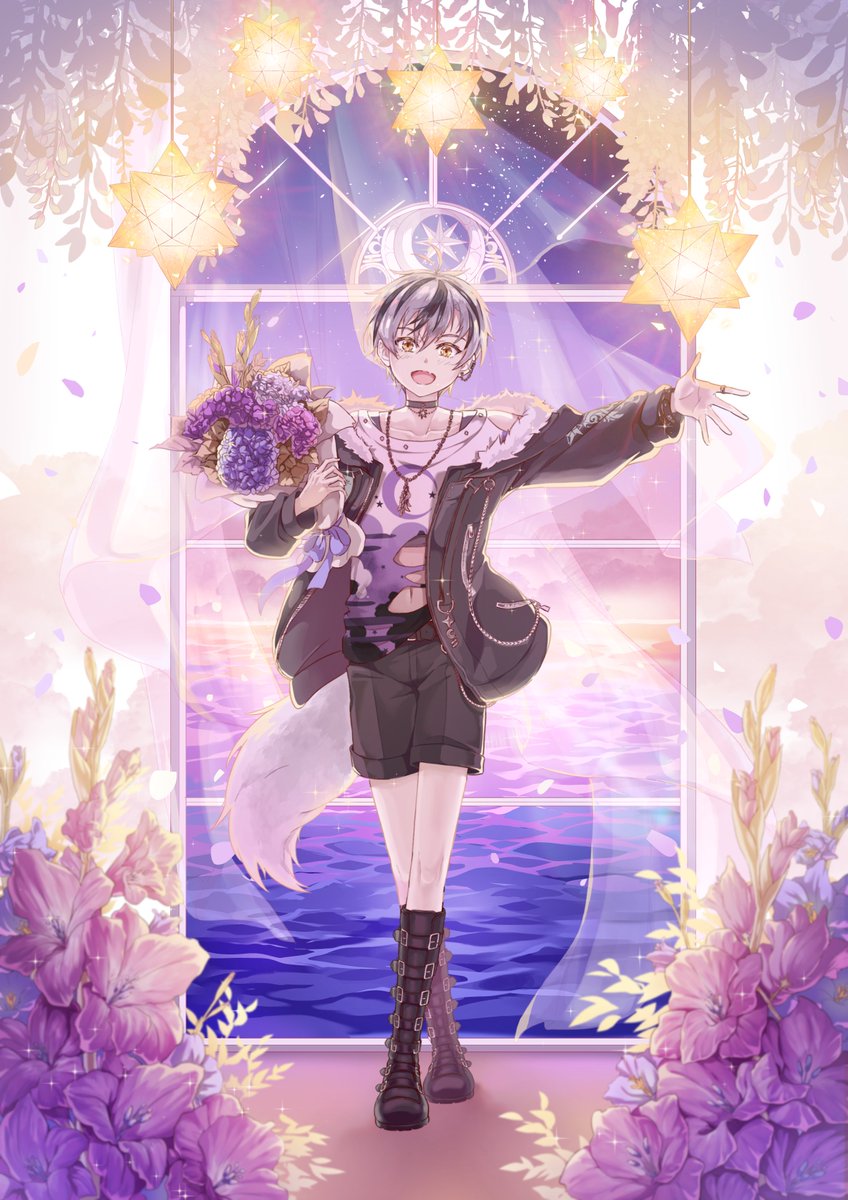Ju_i_illust's tweet photo. 4年間の誕生日イラストまとめ https://t.co/fvWY4sMyEw