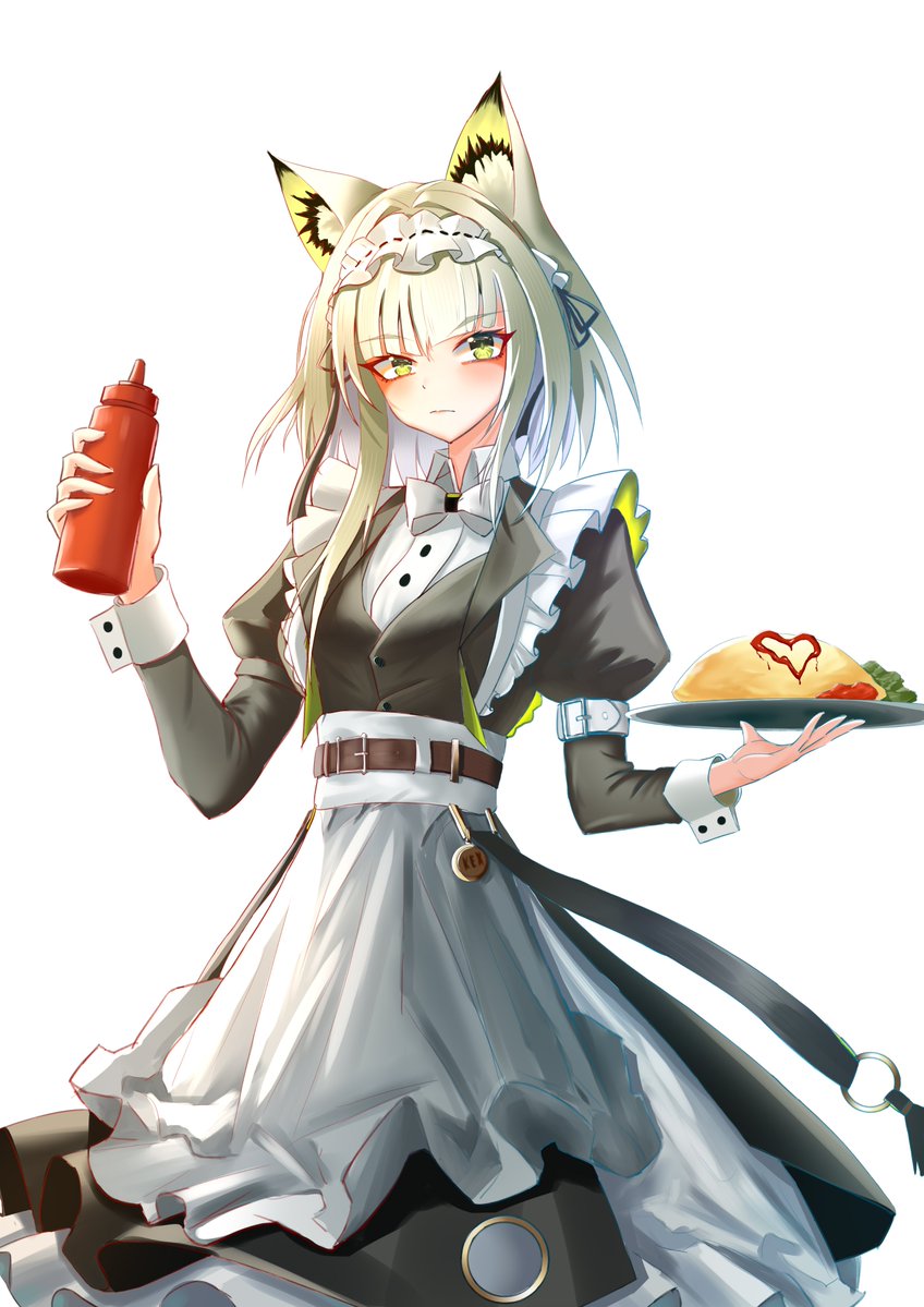 LALALALA113sj's tweet photo. 牢猫 #明日方舟 #凯尔希 #女仆 https://t.co/lrt0kEPopo