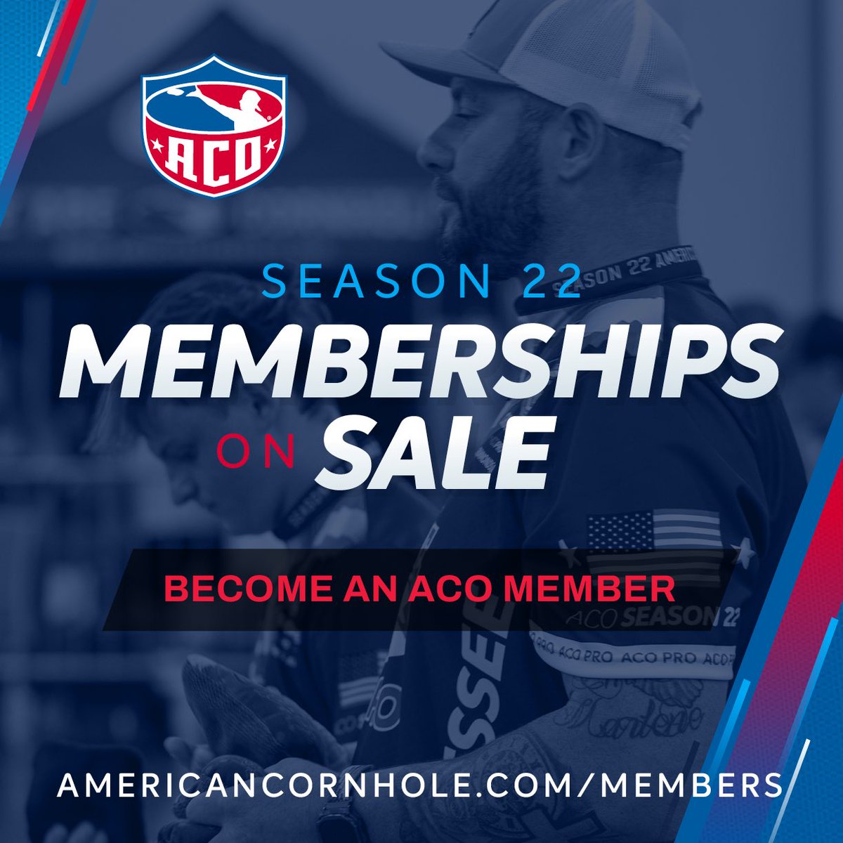 ACO's tweet photo. 🚨 SEASON 22 MEMBERSHIPS ARE HERE! 🚨

The road to Season 22 starts NOW! 🔥🏆

👉 Get your Season 22 Membership TODAY:
https://t.co/E9y6sVFn0E

Who’s ready for Season 22?! 👀🔥

#ACOSeason22 #AmericanCornhole #ACO #Cornhole #RoadToWorlds https://t.co/CZLrOYBn5V