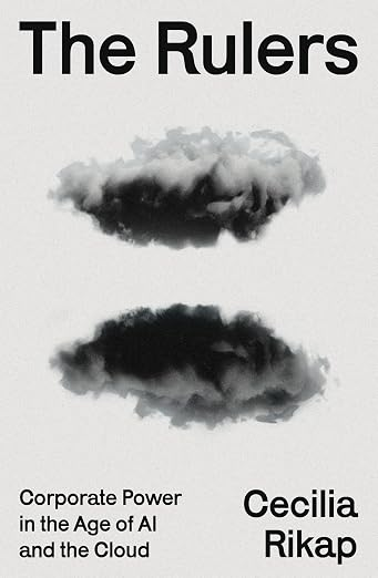 haugejostein's tweet photo. The Rulers by @CeciliaRikap is one of the most exciting new books on the market right now.

A fantastic analysis of how the cloud hegemons — Microsoft, Google, and Amazon — are exerting tremendous control over the world economy through their intellectual monopolies. https://t.co/oKUv7frQ9r