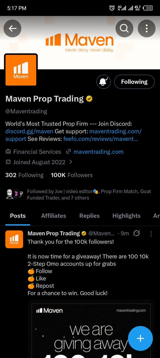 Freetown09's tweet photo. @Maventrading Done https://t.co/GnewsAbsPF