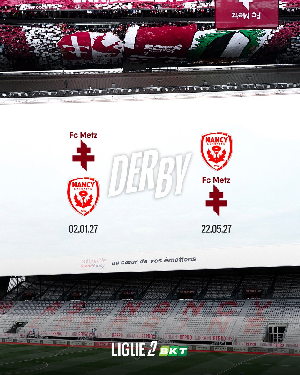 TFC_XXX's tweet photo. - 3e plus gros derby de France
- Teji Savanier sur le terrain
- Énormes probabilités que l'un des 2 joue soit son maintien soit sa montée
- J34 à Marcel Picot 

Je crois qu'on tient le plus gros match de 2027 et de très loin. https://t.co/nDHZ0ukQya