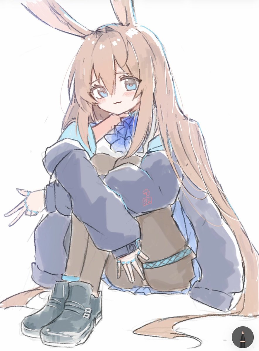 hakoniwashinshi's tweet photo. 髪下ろしアーミヤさんですわ〜🐰 https://t.co/02QopjSieH