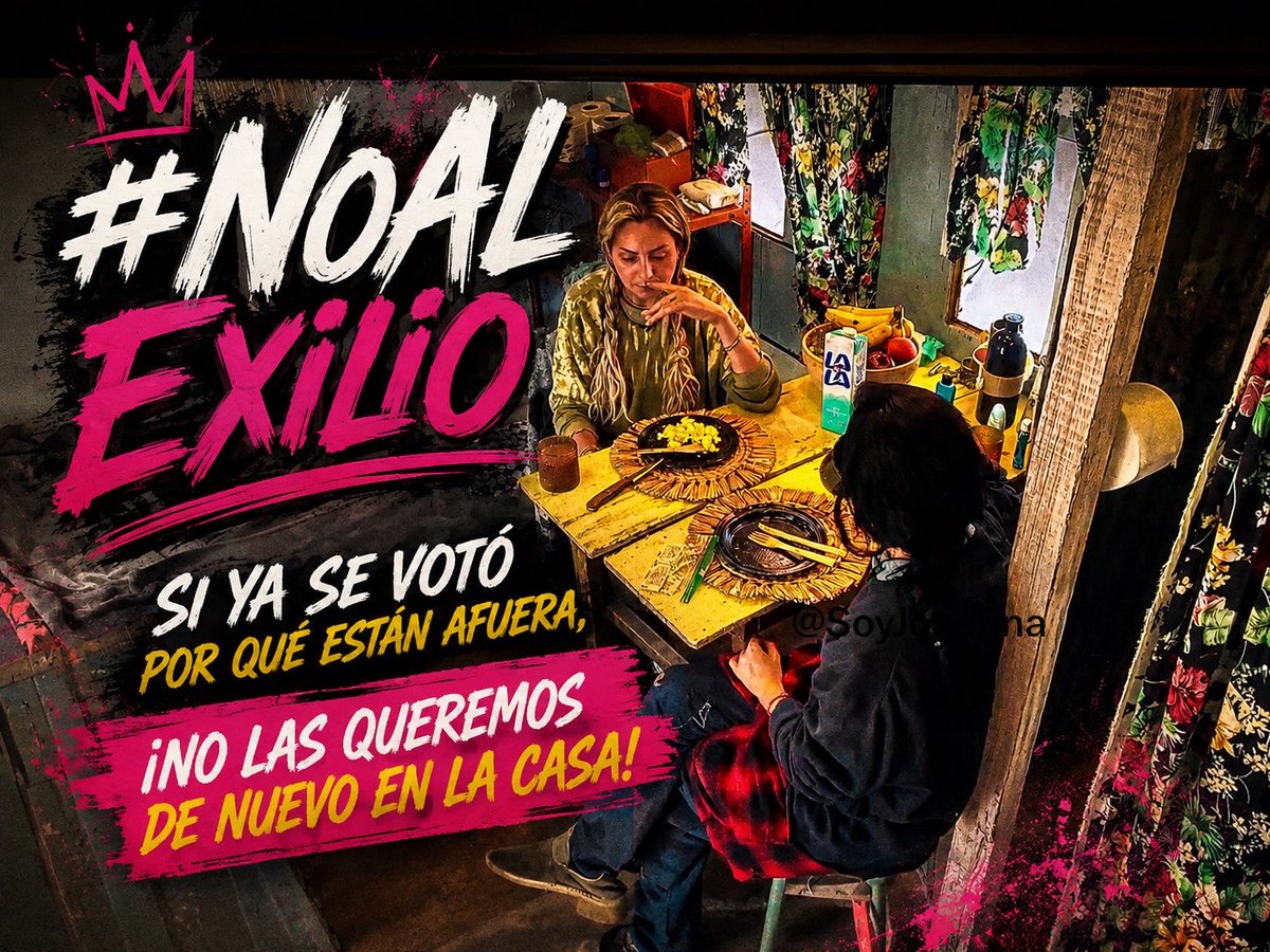 JosefinaaRL's tweet photo. @LaCasaFamososMx ¿Entonces para que votamos la semana pasada? #Noalexilio https://t.co/IqiOMhOdSF