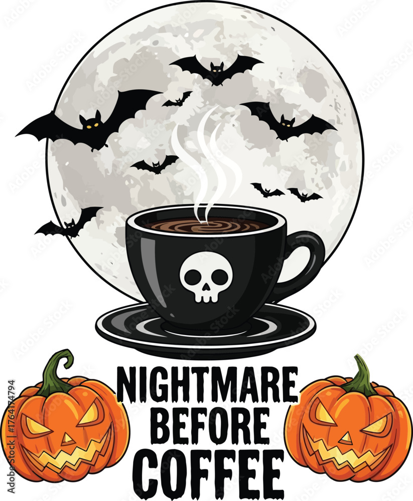 NNawyal46878's tweet photo. "Nightmare Before Coffee" Halloween Mug and Moon Graphic Vector >> https://t.co/QadNWDASbF
#HalloweenMug #CoffeeLovers #NightmareBeforeChristmas #MoonGraphic #SpookySeason #VectorArt #CaffeineAddict #GraphicDesign #HalloweenVibes #MugDesign https://t.co/lBSPLQ6y9r