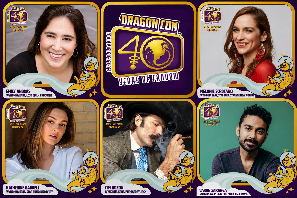 WynonnaEarpPod's tweet photo. Are you coming to #DragonCon in Atlanta to see these awesome folks?

If so, you might be interested in the Dragon Con Earpers email list that I've setup. A great way to get tips and information about the con and the Earp events there.

Send me a DM with your email address to join https://t.co/klgtl9pUVZ
