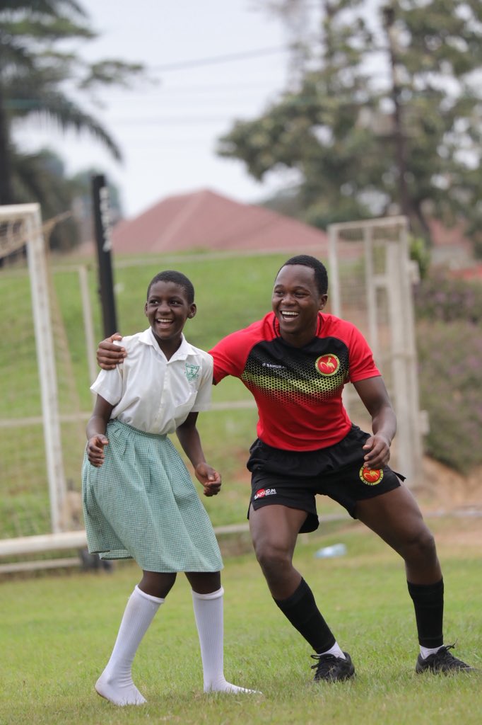Image for the Tweet beginning: 🇺🇬🏉 Captains’ Run &amp; Impact