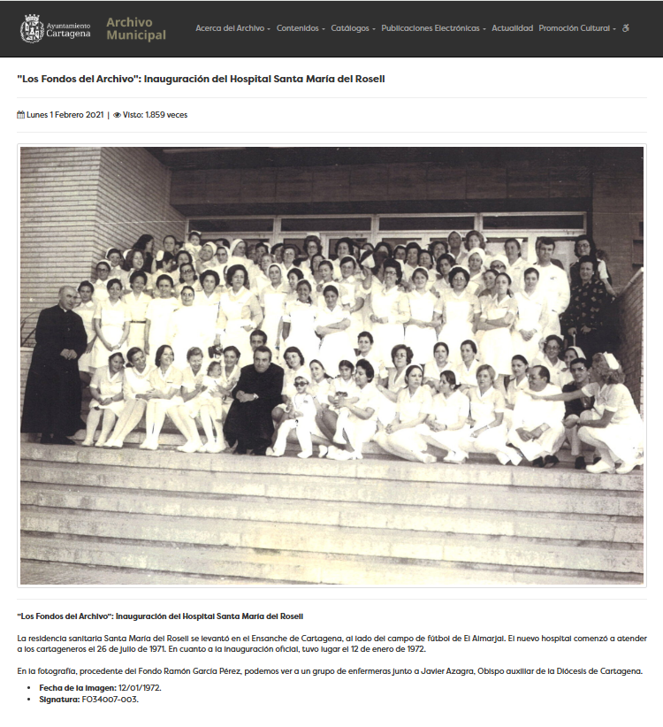 Mariloliana's tweet photo. Inauguración del hospital Santa María del Rosell de Cartagena en 1972, manifestación en 1978!!!
"No al despido de las contratas"
"Urgente ampliación de plantilla"
Fotos @archivoct @ArchivoGRMurcia https://t.co/bYGXRY3d2a