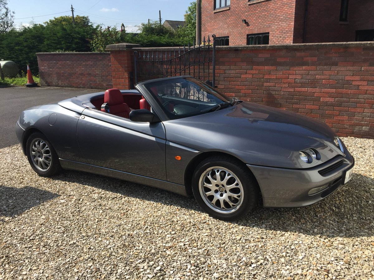 shaunedwards's tweet photo. Couldn’t afford a Red Ferrari so bought an Alfa with red leather interior and love it https://t.co/D9Gv5SATrn