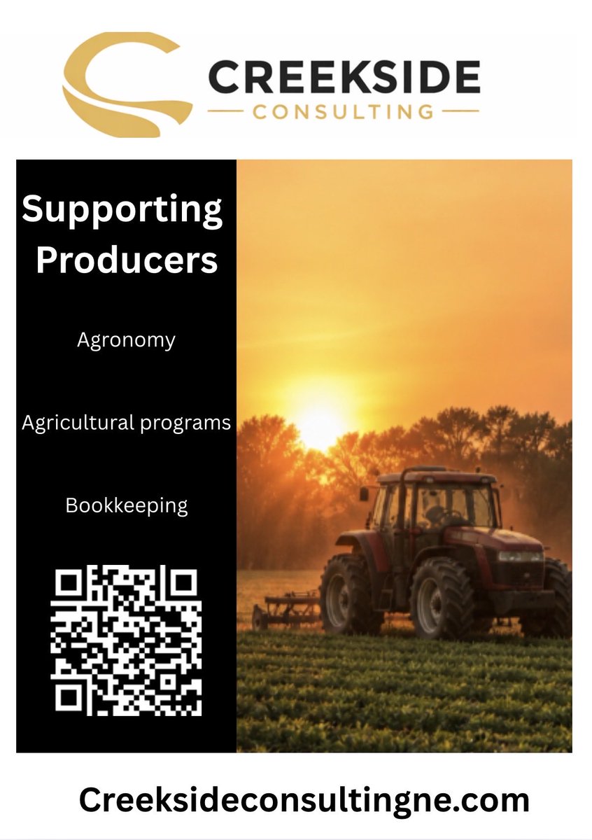 Heather39264595's tweet photo. 🌾 Meet Creekside Consulting 🌾

We’re Heather &amp; Carrie — two Nebraska women helping producers cut through the paperwork and get back to what matters.

From bookkeeping to agricultural programs to agronomy support, we’re here to make farm and ranch life a little simpler https://t.co/tzmkpaH72z