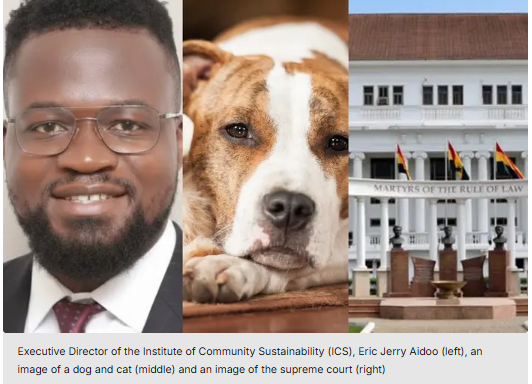 NamiKim_DogsSK's tweet photo. 🌍🆕NEWS FROM 🇬🇭#Ghana 

Ghana’s #DogCatMeat dispute reaches the Supreme Court: What the case is asking judges to decide

July 28, 2026 - by .@PulseGhana 
📰https://t.co/KkWE8R0czs

Ghana's Supreme Court is set to hear a landmark case after the Institute of Community Sustainability (ICS) sought the enforcement of existing laws against the slaughter and consumption of dogs and cats, citing animal welfare and public health concerns.