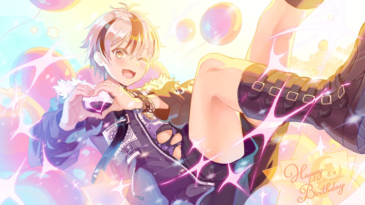Ju_i_illust's tweet photo. 4年間の誕生日イラストまとめ https://t.co/fvWY4sMyEw