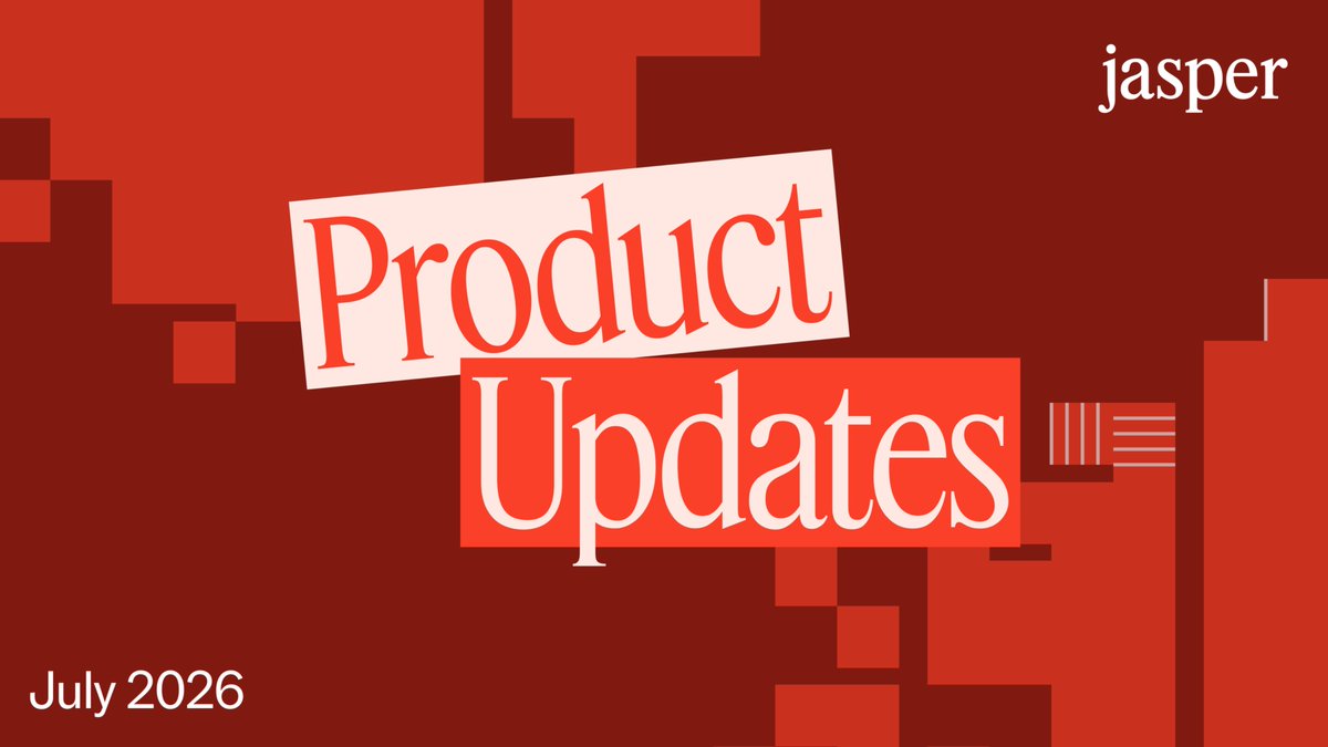 heyjasperai's tweet photo. Most GEO tools hand you a list of fixes and leave the work to you. Now, our GEO Agent can ship new content instead of just flagging what needs fixing. 

Here’s what else is new in July: 
 ✔️ GEO Hub adds Perplexity + 3x more page coverage
 ✔️ Jasper IQ keeps every agent output on-brand
 ✔️ New export options: Wrike, SharePoint, Box
 ✔️ Faster agent switching in Chat, Canvas, Grid

See how it all connects → https://t.co/Zd4NWpRYvh