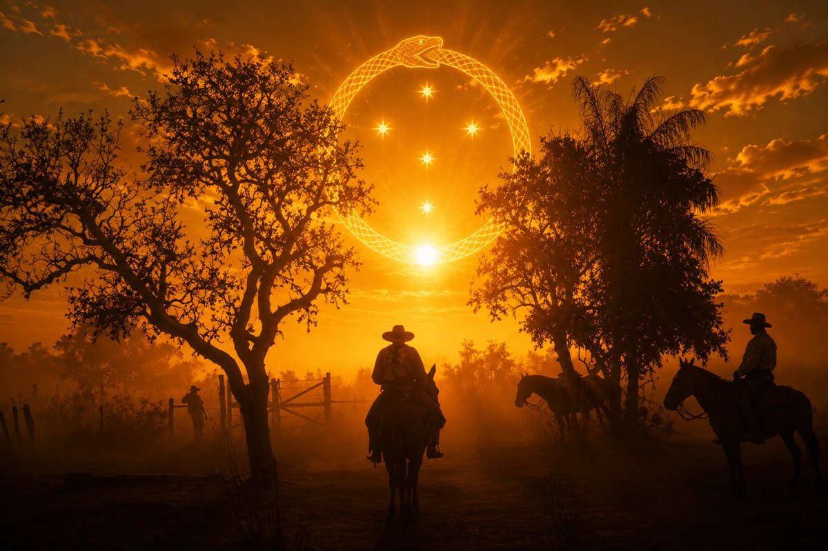 xino_d_gua's tweet photo. E o tropeiro segue em sua jornada, trilhando caminhos que o levam à glória e ao progresso sob a luz d'Aurora que inevitavelmente raiará no austral firmamento #XIVe https://t.co/SMA8NqobrY