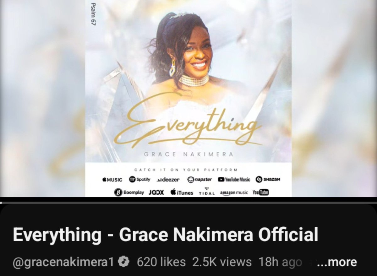 Echoonestudio's tweet photo. @gracenakimera7 
✨❤️ Grace Nakimera returns with EVERYTHING. Beautiful music for the heart — listen now. 🎶

#Everything #GraceNakimera #NewMusic https://t.co/Psa0bVul0a