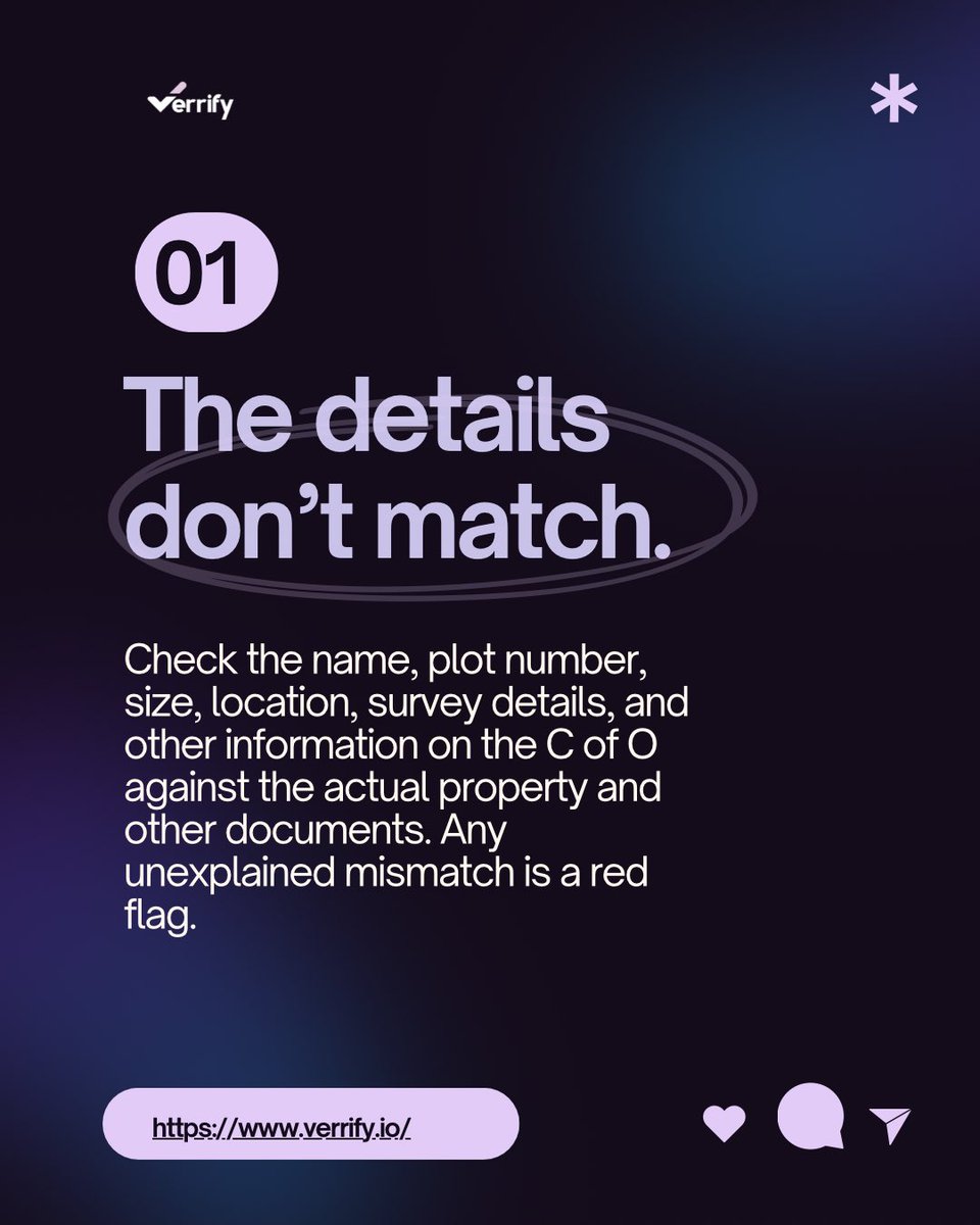 Verrify_'s tweet photo. 🚨 That C of O could look real and still be fake.

A forged or altered C of O can put your entire property investment at risk.

Don’t just look at the document. Verify it.

With Verrify, you can verify property documents and spot potential red flags before you commit your money. https://t.co/M6OntFCj6J