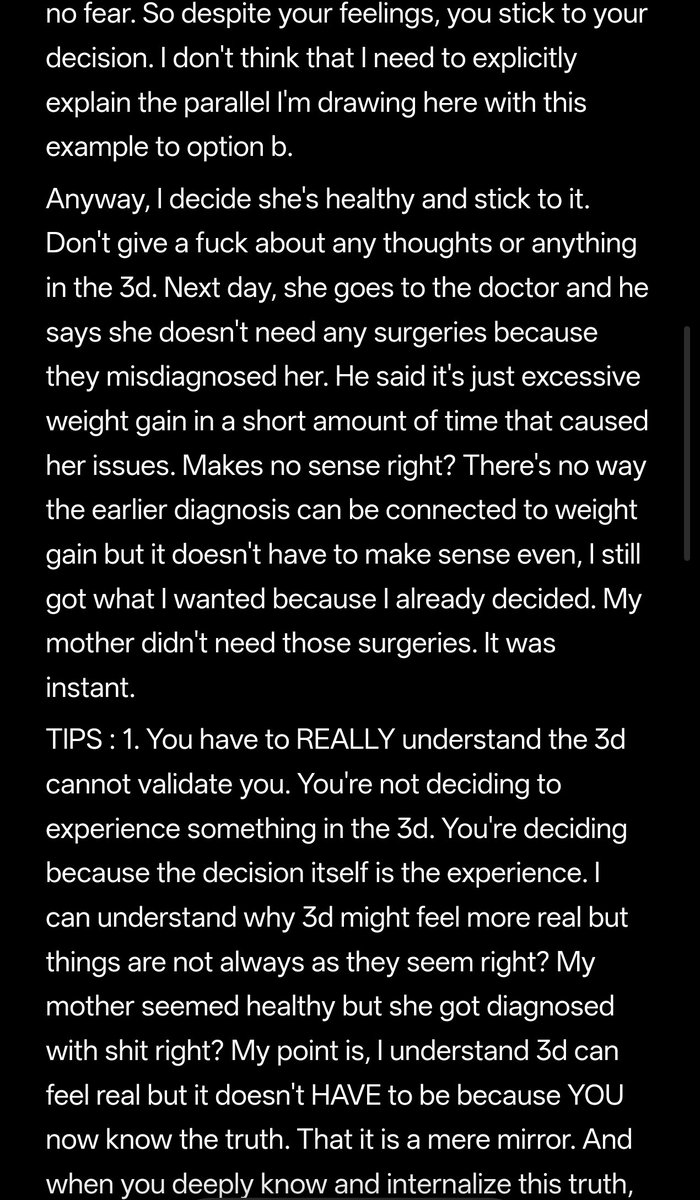iamthatgurl1's tweet photo. Straight from my notes app. It not only answers the question but also is pretty much a full guide on how to manifest anything. This is IT. 

There is nothing more to this at all. Anything more that I or someone else says is a variation of this. You don't need anything more. https://t.co/MjrmXhNnRp
