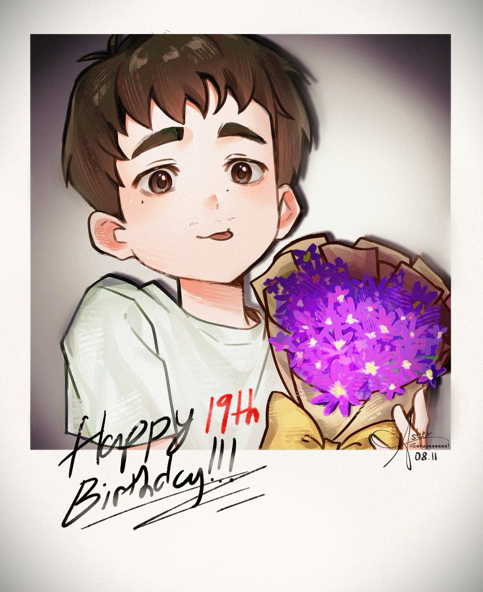 Sakuyaaaaaa1's tweet photo. hbd self https://t.co/56Bnpf8DAw