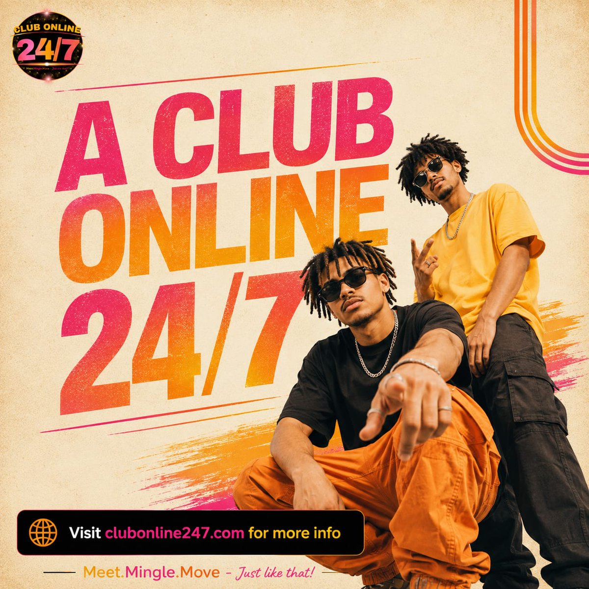 ClubOnline247's tweet photo. @DilipMe69892545 You don't always need somewhere to go.
Sometimes you just need somewhere worth entering.

We are creating a digital nightlife experience for adults who still want music, conversation, entertainment and people; without the usual hassle.

Check us out:
https://t.co/H8DQtBOmEd https://t.co/GpUJFQGdqp