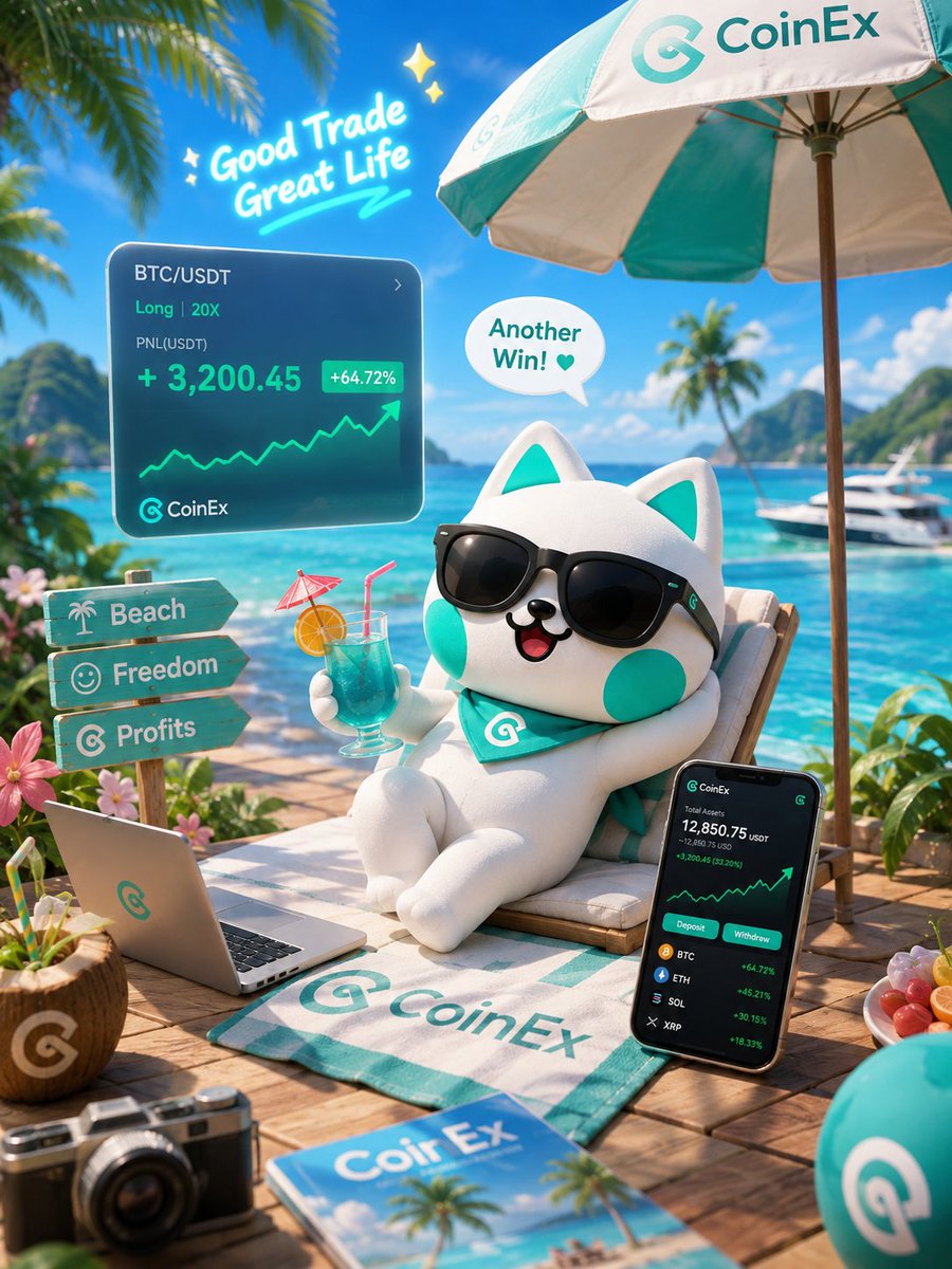Nikolai_my's tweet photo. βOne Great Trade, One Amazing Vacation
#CoinExKittyCatDay
@coinexcom
Kitty in Vacation https://t.co/wPOdJ88CUw