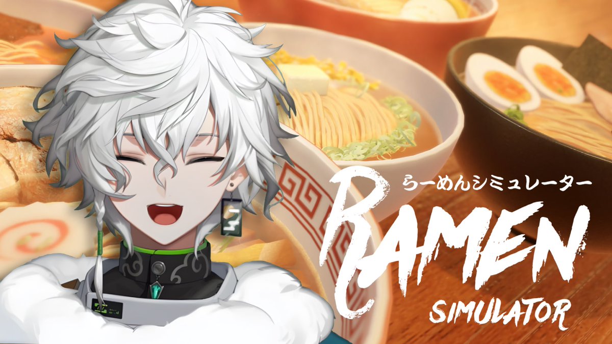 Kagetsu_2434's tweet photo. 【らーめんシミュレーター】最強のラーメンを作ります【叢雲カゲツ/にじさんじ】 https://t.co/Krt9SQjPke <22:00> https://t.co/qnZCdhCfnP