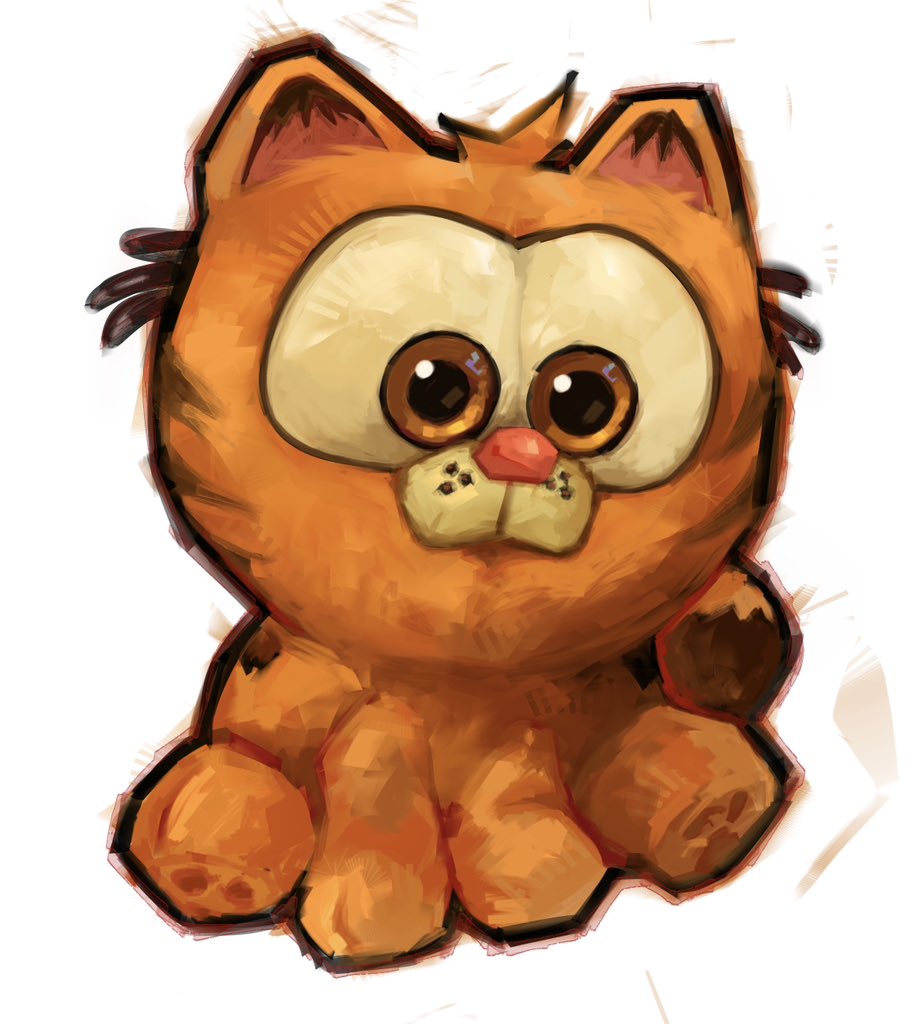 yanibrx's tweet photo. é muito legal desenhar pelucias com esse estilo de pintura https://t.co/xo6Ozr26l4