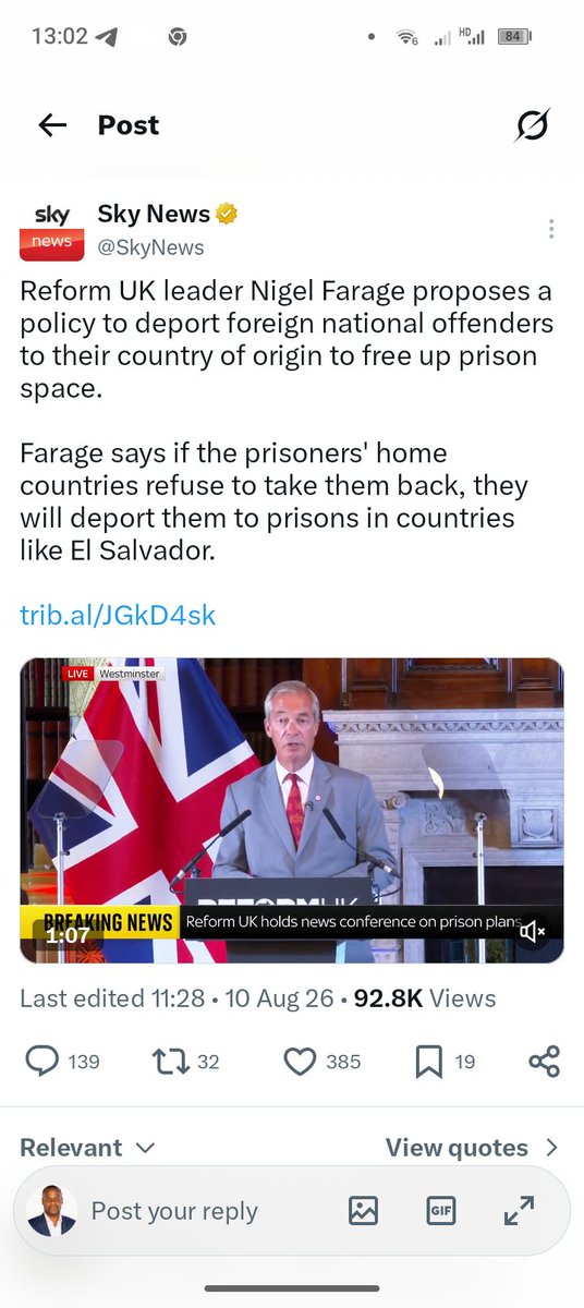 derekthomas508's tweet photo. Sky News https://t.co/lEVDfJDOhb