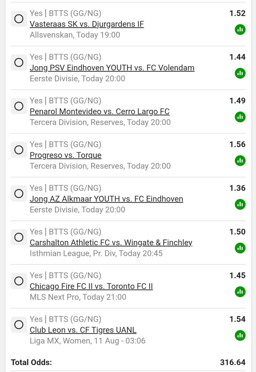ThendoThen74585's tweet photo. 🆎️ Both Teams To Score
💰 Total Odds: 316
🎟 Betway Code: BW67F3C201

📸 See slip below https://t.co/iQ6FMZsIH0