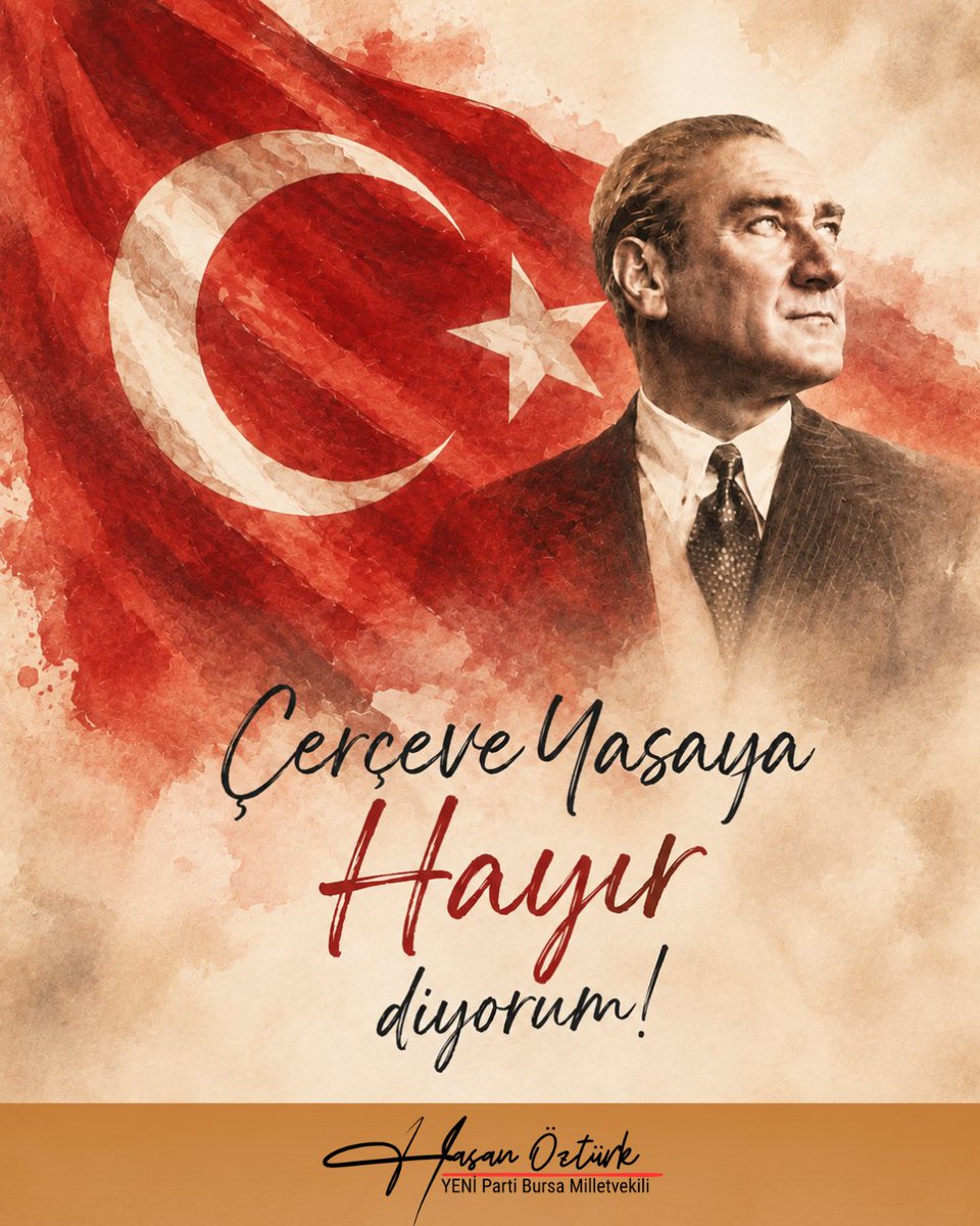 mvhasanozturk's tweet photo. Aşağıdaki gerekçelerimle Çerçeve Yasa’ya “HAYIR” diyorum! 

Millet 31 Mart’ta iktidara sandıkta mesajını vermiş, iktidar yerel seçimi kaybetmiştir. İktidarı kaybetme ihtimalini gören müesses nizam da Bahçeli üzerinden Öcalan’la yeni bir süreç başlatmıştır. Bu sürecin amacı Türkiye’yi demokratikleştirmek değil, Cumhur ittifakını, siyasi ittifakları genişleterek mevcut düzenin devamını güvence altına almaktır.

Sorunsuz hiçbir kesimin kalmadığı; işçinin, emeklinin, çiftçinin, esnafın, memurun, üreticinin, iş dünyasının ekonomik ve sosyal sorunlarla boğuştuğu bir dönemde bu sürecin başlaması tesadüf değildir. Milli iradeye saygı diyenlerin, milli irade maskesi düşmüştür. 

Bugün seçilmiş Cumhurbaşkanı adayımız İstanbul Büyükşehir Belediye Başkanımız Ekrem İmamoğlu, 28. dönem Milletvekili Can Atalay ile 30 belediye başkanımız ve yüzlerce yol arkadaşımız tutsaktır. Tutuklu yargılama istisna olmaktan çıktı, esas hâline geldi. AYM ve AİHM kararları uygulanmıyor, seçilmişlere kayyum atanıyor, muhalefetin sesi Meclis’te dahi kısılmaya çalışılıyor.

Milletvekili olduğum Bursalıların, içerisinde bulunduğum Balkan ve Rumeli camiasının kapalı kapılar ardında, iktidarın siyasi geleceğine yönelik gördüğü bu süreç ile ilgili aynı duygular içindeyim. 

Böyle bir ortamda, kapalı kapılar ardında hazırlanmış, neyin karşılığında neyin vaat edildiğini bilmediğimiz eksik ve yetersiz bir Çerçeve Yasa’ya “yetmez ama evet” demek benim için mümkün değildir.

Türkiye’nin demokratik geleceğinin, Türkiye demokrasinin en kötü olduğu bu ortamda sağlanamayacağı ortadır. 

Bizim itirazımız barışa, demokrasiye ya da Terörsüz Türkiye’ye değil; hukuku askıya alanların, muhalefeti susturanların, seçilmişlere kayyum atayanların kapalı kapılar ardında yürüttüğü ve millete hesabı verilmeyen bir sürece.

Bu nedenle bugün yapılacak Çerçeve Yasa oylamasında “HAYIR” diyeceğimi kamuoyuna saygıyla duyururum.