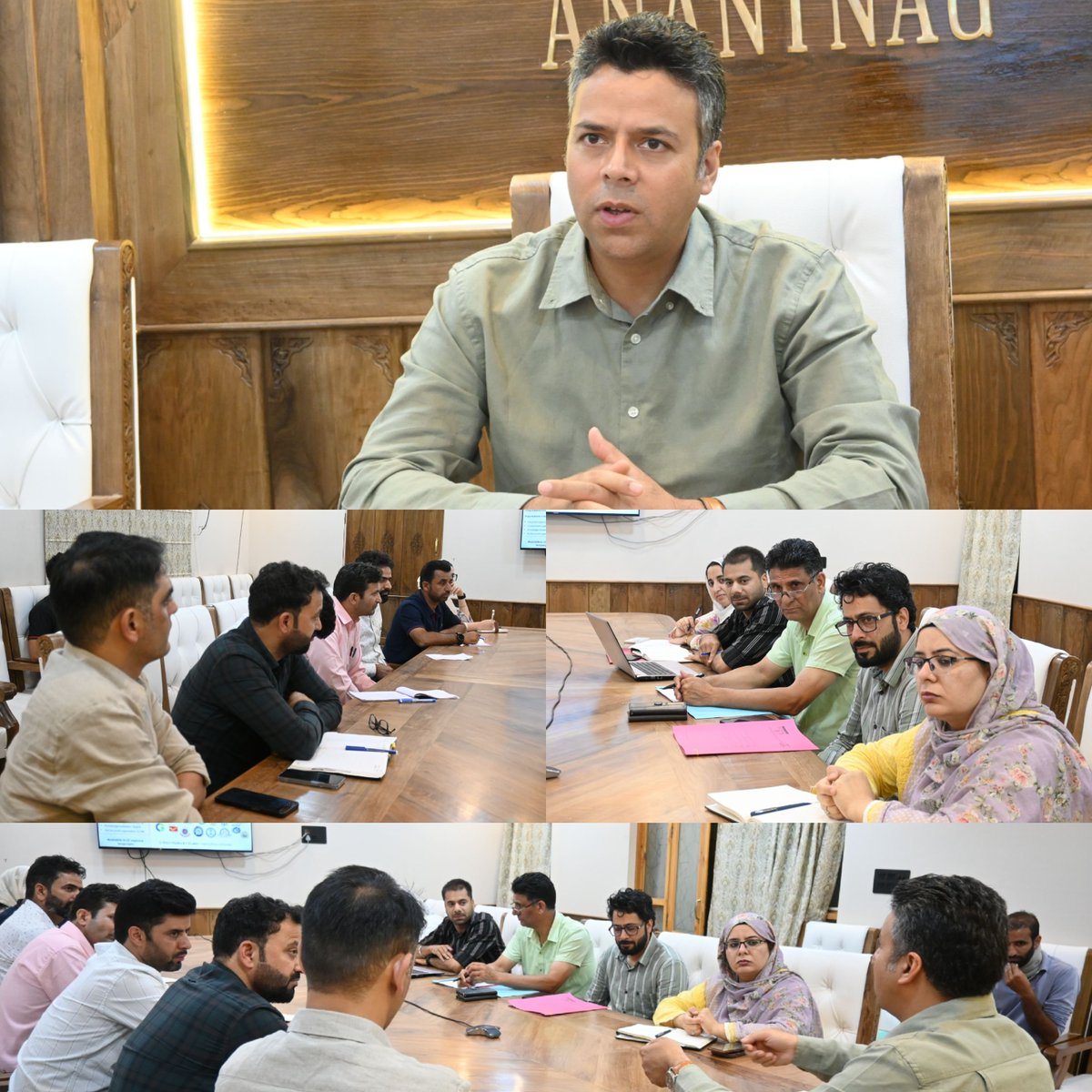 DCAnantnag's tweet photo. DC Ang @DrBilalbhatIAS chaired MY Bharat District Advisory Committee meet.
Key directives:
Maximum youth registration on MY Bharat portal, integration with Nasha Mukt Abhiyan, disaster management &amp; other initiatives for greater youth engagement.

@OfficeOfLGJandK @CM_JnK @diprjk https://t.co/2zmkYZ81nu