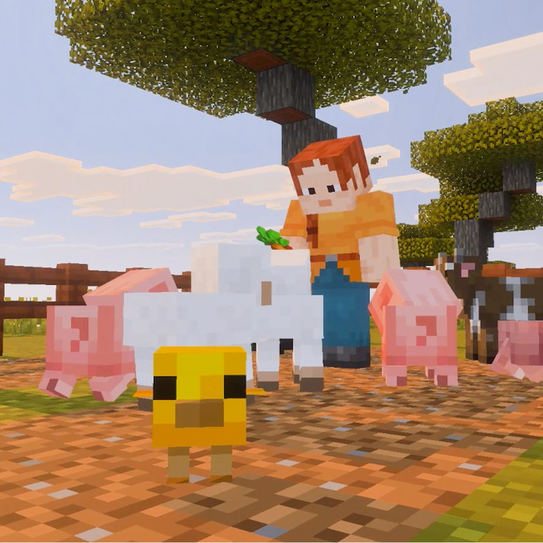 NintendoEurope's tweet photo. Mark your calendars! 📅
 
Dig into an adventure with Vibrant Visuals support when Minecraft comes to #NintendoSwitch2 on October 27th. https://t.co/pOIGGNKaRj