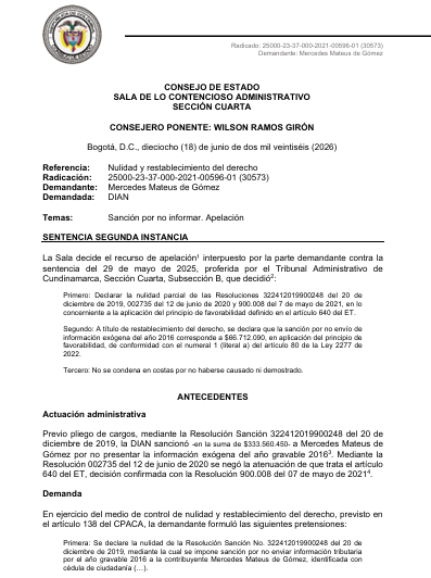 articulo20's tweet photo. SENTENCIA RECOMENDADA 🗣 

#Tributario #Contencioso

El contribuyente tiene vedado alegar en su propio favor la indebida admisión del recurso de reconsideración que interpuso y del cual se benefició

Solicita la sentencia completa en comentarios ⬇️ https://t.co/lJEn84Cgg2