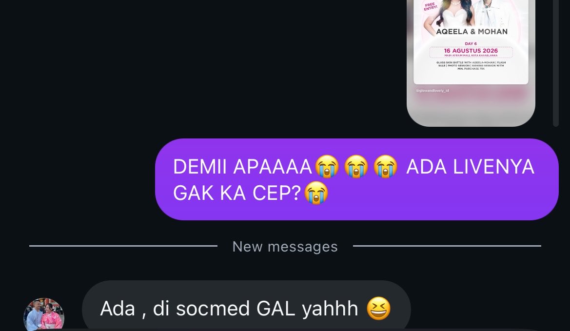 naddputc's tweet photo. CANTT WAITTT!! mqf yg diluar kota bisa nonton dilive nya glow n lovely ya!! jangan lupa follow sosmednya biar gk ketinggalan livenya😍🫰🏻 https://t.co/obz9koza1D