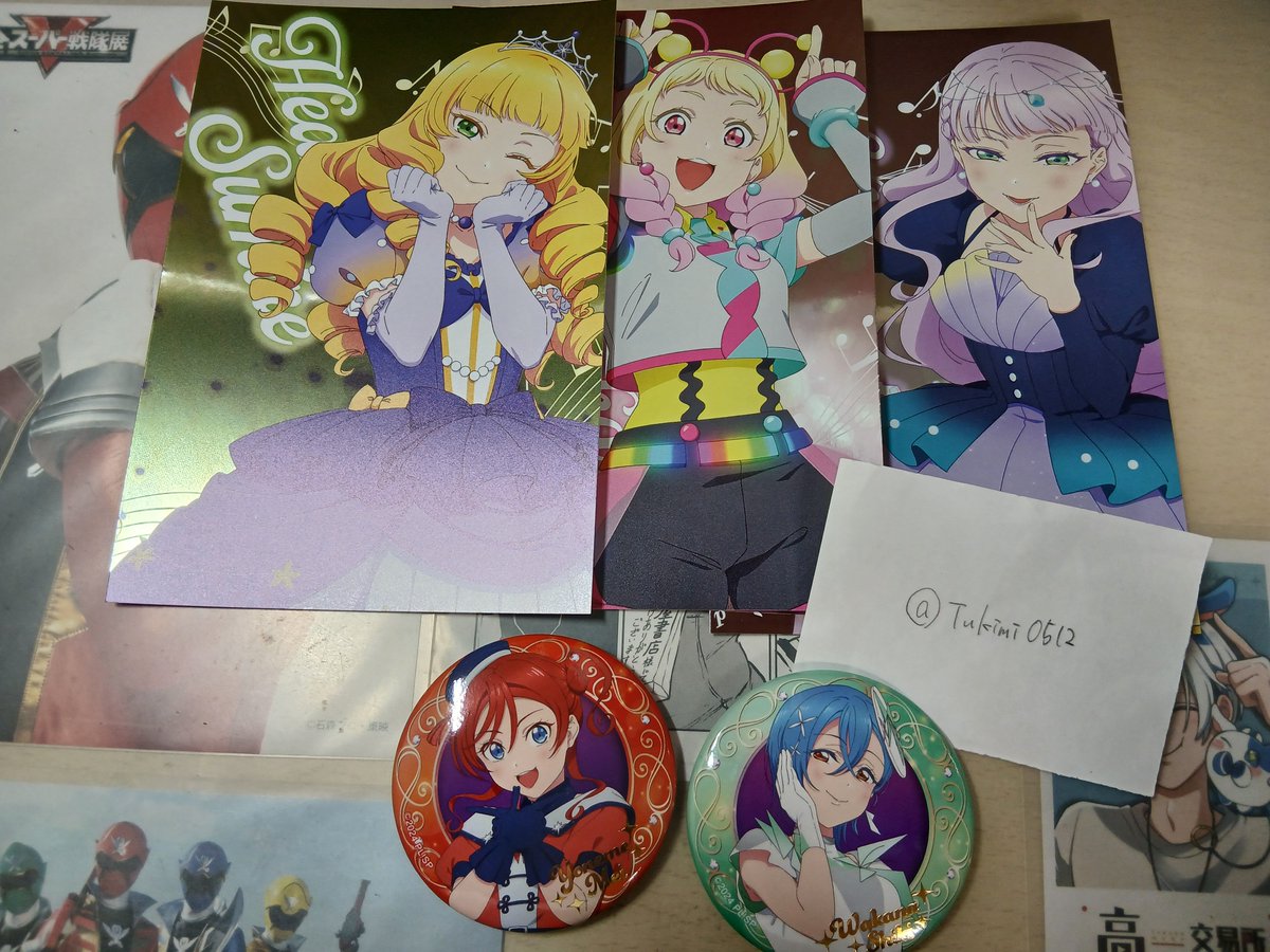 Tukimi0512's tweet photo. 【交換】 ラブライブスーパースター Liella! 5周年 5th ポップアップ 缶バッジ メタルカード

譲▶四季、メイ、すみれ、夏美、マルガレーテ
求▶可可、千砂都、きな子

郵送のみのお取引でお願いいたします。 https://t.co/W9mh9g5PdA