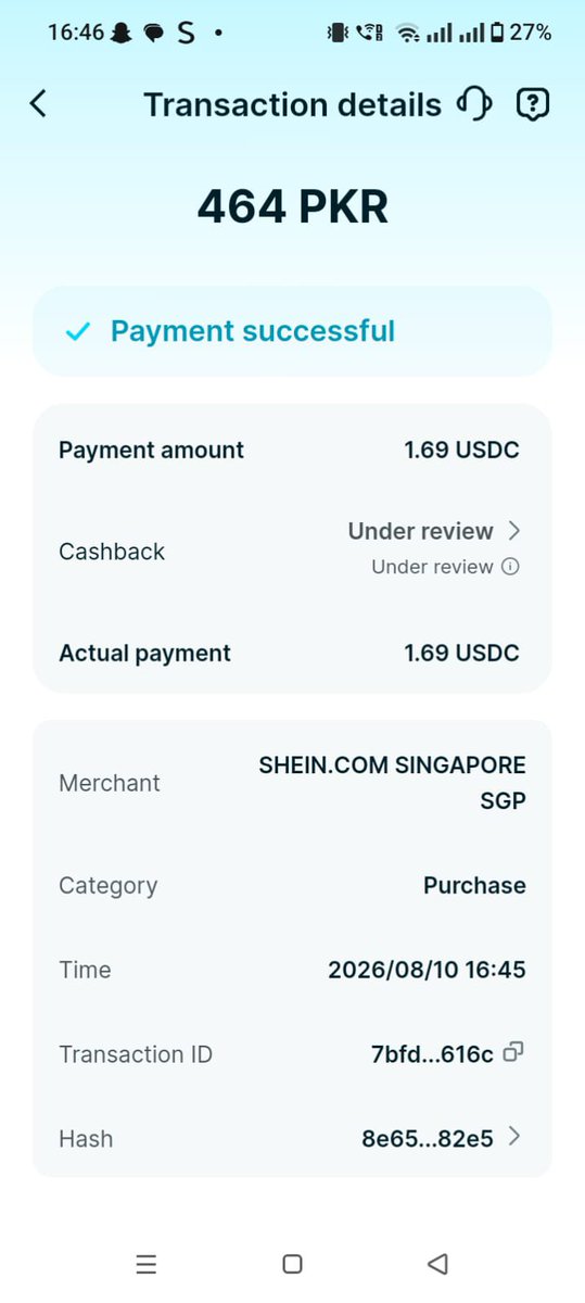 KShageri1576's tweet photo. Just made a purchase with my Bitget Wallet Card 💙💳

Got 3% Asset Back in XAUT (Gold) 🪙✨

And the best part? I can choose my Asset Back in BTC, Gold, Stocks or USDC. 🔥

Refferal Code: iconic01
@sain24367 @Varunladhani1

#BitgetWalletAssetback
@BitgetWallet @BitgetWalletPK https://t.co/gMmGoywJxZ