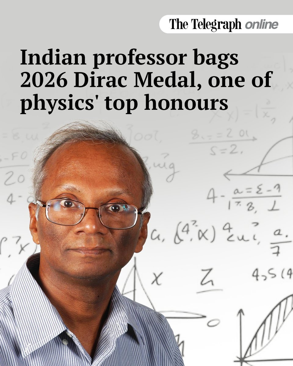ttindia's tweet photo. Describing Prof Dhar's contributions, the award said, "Deepak Dhar showed how simple interactions can lead to complex and sometimes unpredictable behaviour in large systems."

https://t.co/EhlvebPJda https://t.co/56vWSpW9ZI
