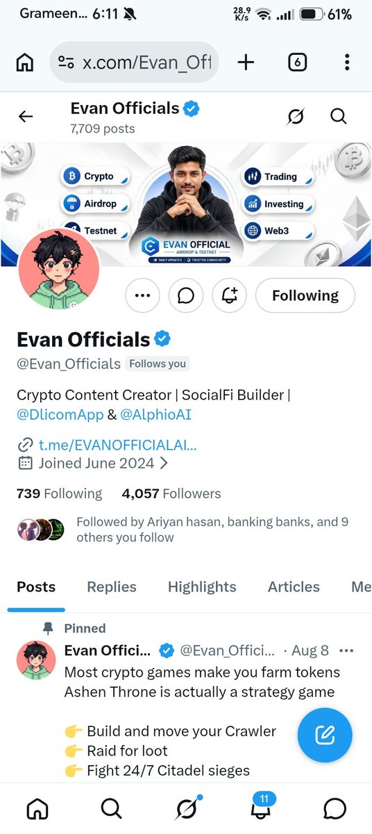 Emma_Carterx's tweet photo. @Evan_Officials @ashenthronegame Done ✅
0x6Eb65a58a6334127c459F5ce2E71139D64AD9E35 https://t.co/X4j2vtOESO