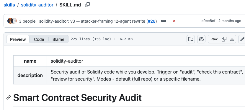 pashov's tweet photo. Just heard solidity-auditor v4 from pashov/skills is getting cooked as we speak (@0xFireFist on the beat)

It's finding up to 50% more vulnerabilities (Critical, High &amp; Medium severity) in many tests with previous security contests performances. Excitedddd👀 https://t.co/LX1YeZRe8T