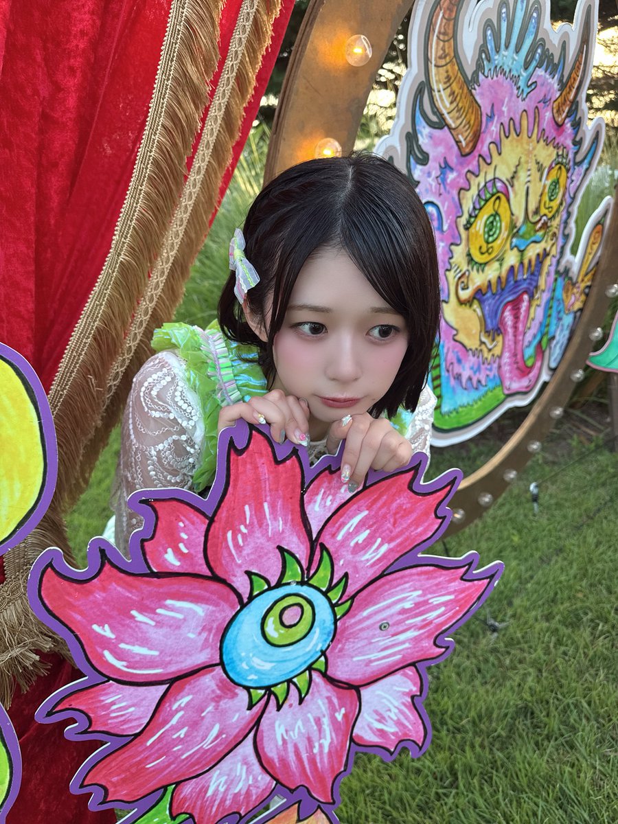 YUNO_EBC's tweet photo. #LuckyFes 
有難うございました🌺✴︎
たくさんの方が観に来てくださって嬉しかったです！
音楽フェスということで今日はえびちゅうのいろんな種類の楽曲を持ってきました🎶

秋にはバンドライブもあるよ〜〜
またどこかでお会いできますように！ https://t.co/K5dwcI94o1
