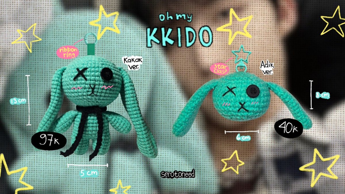 serotoneed's tweet photo. [🔁 &amp; 💚 are appreciated]

𝒐𝒉 𝒎𝒚  𝐊𝐊𝐈𝐃𝐎 crochet keychain⭑.ᐟ
[BATCH 5] PRE-ORDER IS OPEN 🐰

🧵 made from milk yarn 5 ply
🗓 10–17 august 2026
🏷 DP only
📦 settlement on 🍊

📎https://t.co/jLwuqiNSXT https://t.co/1PL9FORPbm