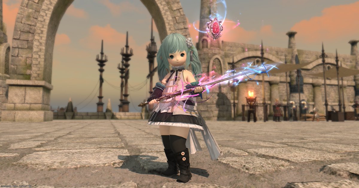 Faceless_PSO2's tweet photo. かっこいい武器完成したﾖｰ https://t.co/GXgAHthy4r