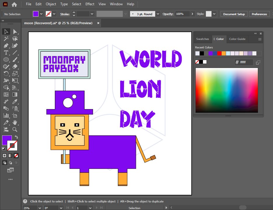 murphyefjr's tweet photo. @moonpay gm!!! 🟣
it's world lion day 🦁 https://t.co/nUq4O7ZIt8