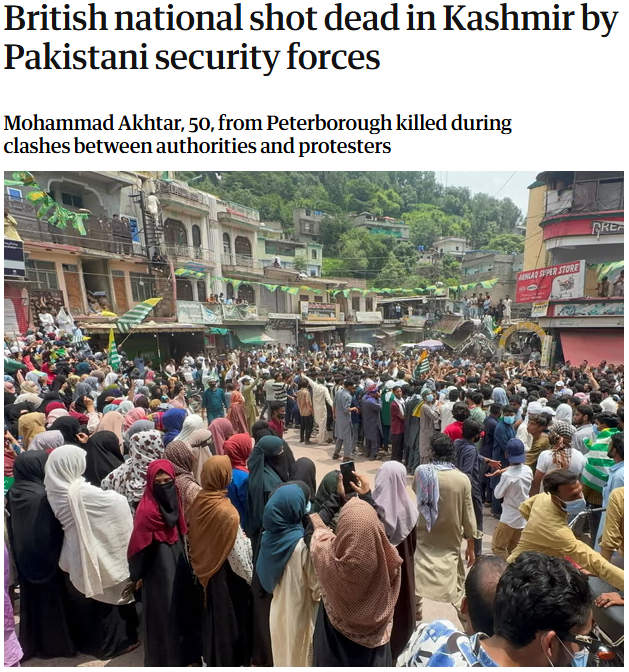 Imran_HussainMP's tweet photo. It is shocking to hear reports that British nationals are now becoming casualties of the seriously escalating situation in Azad Jammu and Kashmir.

This violence and bloodshed must end. All Communications must be restored. All restrictions on food and medical supplies must be lifted. Peaceful table talks must be resumed immediately.

The UK must continue to use every diplomatic lever available to push for a de-escalation, restraint and peace, with Kashmiri human rights at the heart of any resolution.

https://t.co/sbYGhfGr3d