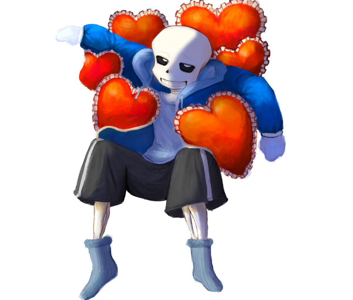 Mazu_k0's tweet photo. Alright I have a feeling that if I won't post this now I'll never do it again.... So....... Here... Take this #sans https://t.co/FJYSmThnW9