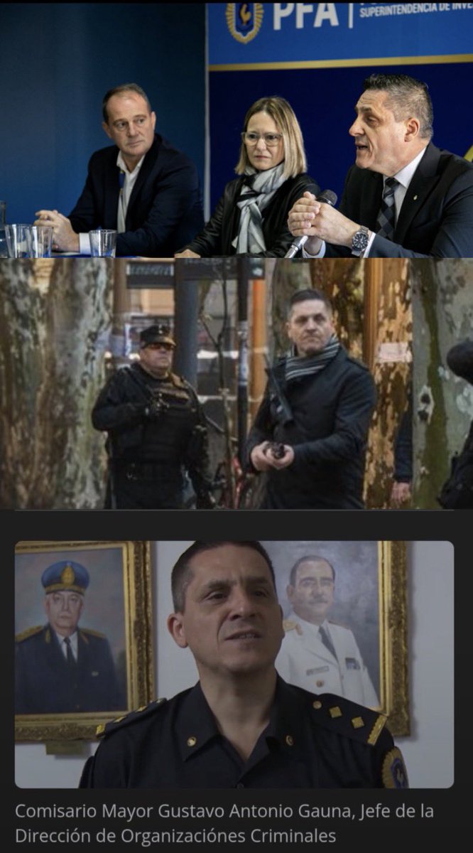 Pampa139's tweet photo. COMISARIO MAYOR GUSTAVO ANTONIO GAUNA.

Sin uniforme REPRIMIÓ con disparos contra personas que se manifestaban contra la nefasta Ley de Tierras.

A este hijo de puta ahora hay que llevarlo al Congreso a dar explicaciones y luego debe ser APARTADO de las fuerzas INMEDIATAMENTE. https://t.co/5ffAs3RRdR